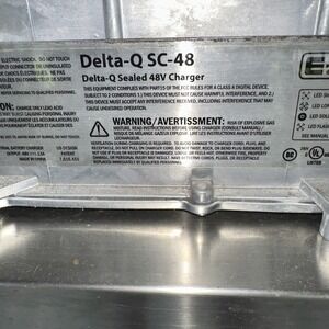 EZGO Delta-Q SC-48 Sealed 48V Battery Charger 13A Golf Cart 3-Pin Triangle Plug